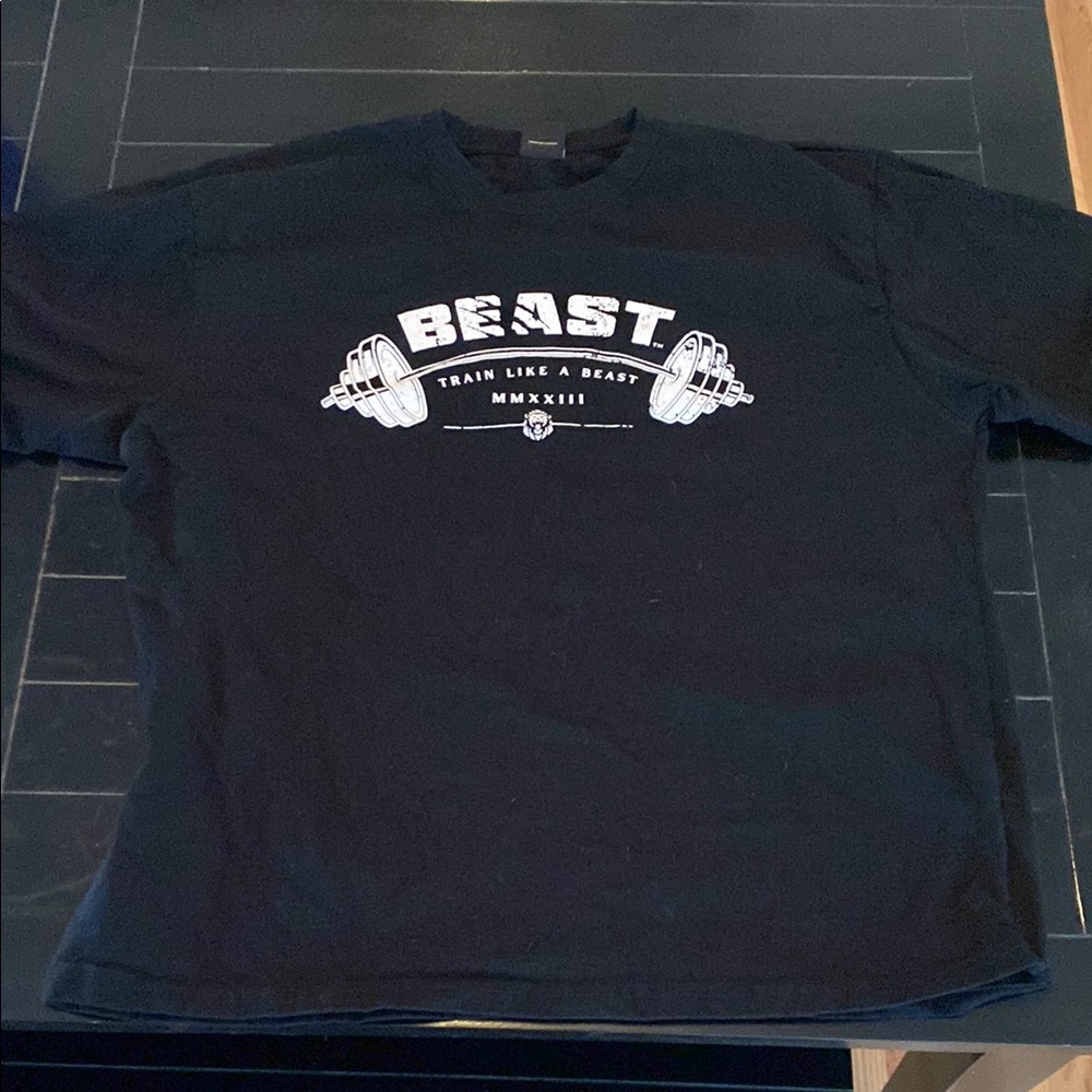 Beast Pharm Barbell black launch edition , size XXL  t-shirt